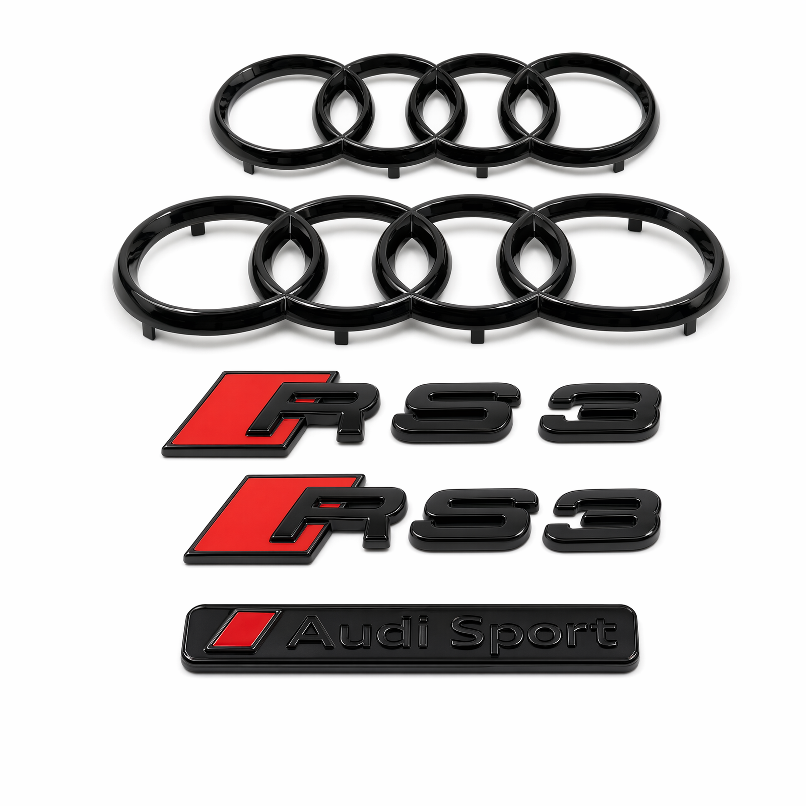 Black Badges Audi A3/S3/RS3 All Generations (2008-Present)