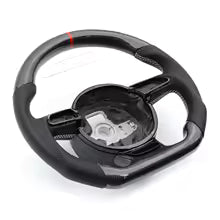 Audi Carbon-fiber Flat-bottom Steering Wheel