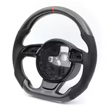 Audi Carbon-fiber Flat-bottom Steering Wheel