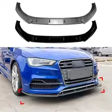 Front Splitter Audi A3/S3/RS3 All Generations (2008-Present)