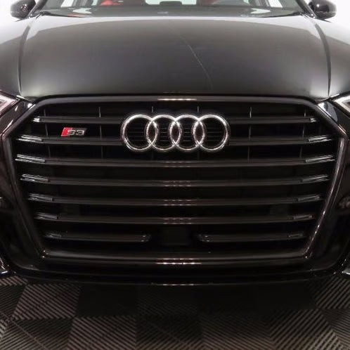 Satin Black Front Grille Audi A3/S3 All Generations (2008-Present)