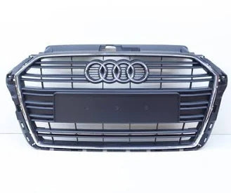 Satin Black Front Grille Audi A3/S3 All Generations (2008-Present)