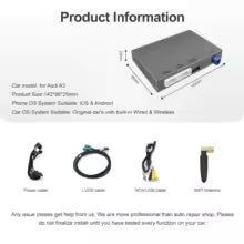 Wireless CarPlay Retrofit Audi A3/S3/RS3 All Generations (2008-Present)