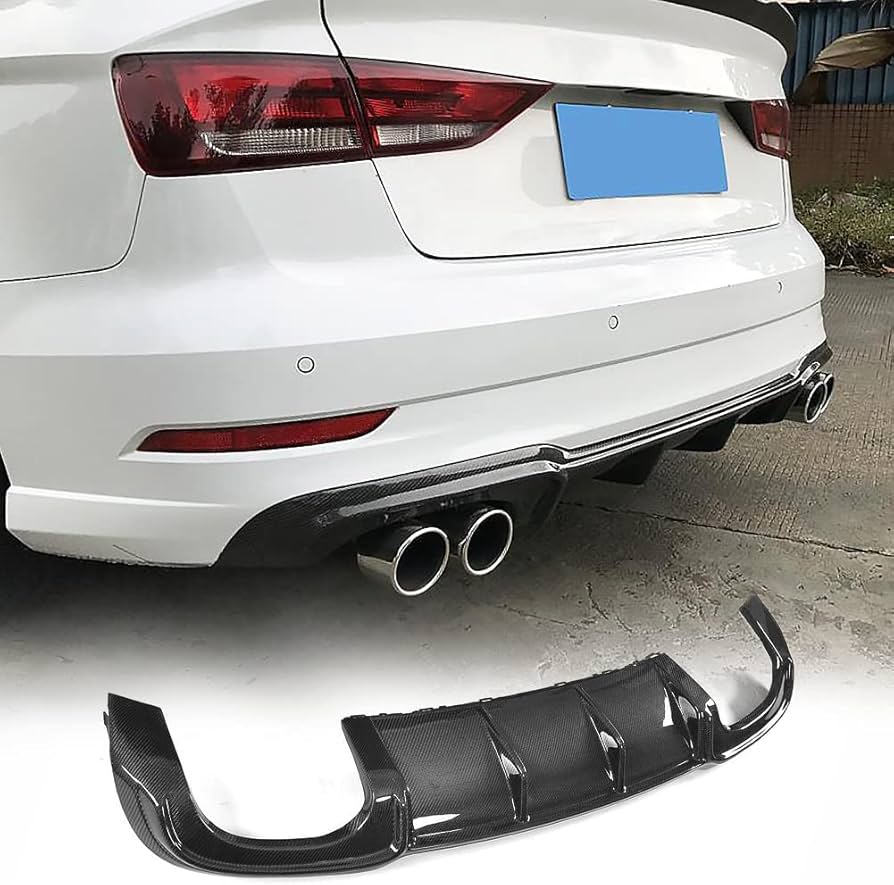 Rear Diffuser Audi A3/S3/RS3 all Generations (2008-Present)